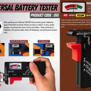 universal battery tester for aa aaa 9v
